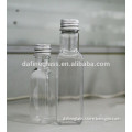 small glass olive oil bottle and sauce glass bottle with aluminum lid for promotion